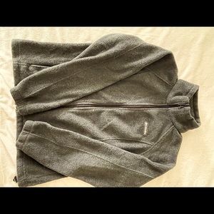 Sip up fleece sweater